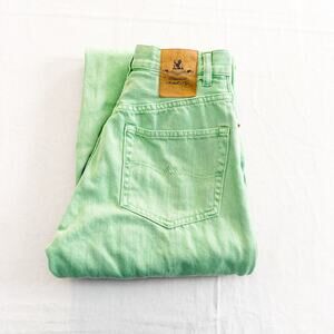 Denimist Dena Jean Green Wide Leg Denim Zip Fly Denim Size 26